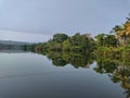 BankÃ¢â¬â¢s of river Periyar at bhoothathankettu, kerala.